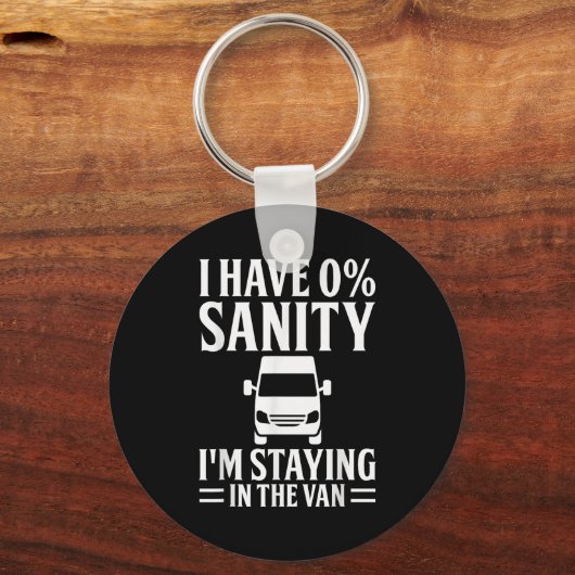 I'm Staying In Tha Van Phasmophobia Funny Drivers  Sleutelhanger (Voorkant)