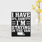 I'm Staying In Tha Van Phasmophobia Funny Gamer Me Kaart (Gele Bloem)