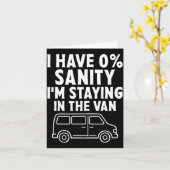 I'm Staying In Tha Van Phasmophobia Funny Gamer Me Kaart (Gele Bloem)