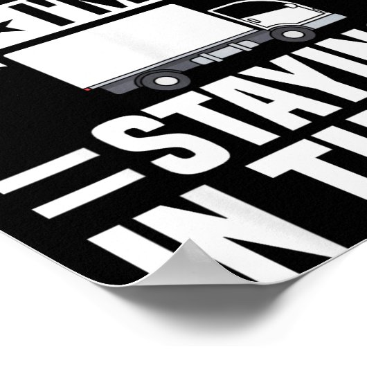 I'm Staying In Tha Van Phasmophobia Funny Gamer Me Poster (Hoek)