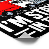 I'm Staying In Tha Van Phasmophobia Funny Gamer Me Poster (Hoek)