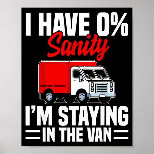 I'm Staying In Tha Van Phasmophobia Funny Gamer Me Poster (Voorkant)