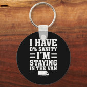 I'm Staying In Tha Van Phasmophobia Funny Gamer Me Sleutelhanger (Voorkant)