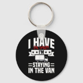 I'm Staying In Tha Van Phasmophobia Funny Gamer Me Sleutelhanger (Voorkant)