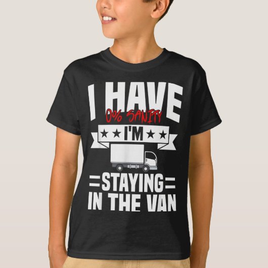 I'm Staying In Tha Van Phasmophobia Funny Gamer Me T-shirt (Voorkant)