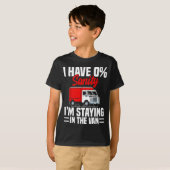 I'm Staying In Tha Van Phasmophobia Funny Gamer Me T-shirt (Voorkant volledig)