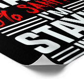 I'm Staying In Tha Van Phasmophobia Funny Gamer Wo Poster (Hoek)