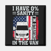 I'm Staying In Tha Van Phasmophobia Funny Man Wome Magneet (Voorkant)