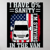 I'm Staying In Tha Van Phasmophobia Funny Man Wome Poster (Voorkant)
