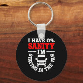 I'm Staying In Tha Van Phasmophobia Funny Man Wome Sleutelhanger (Voorkant)