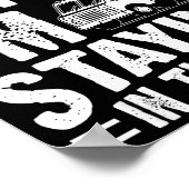 I'm Staying In Tha Van Phasmophobia Gamer Man Wome Poster (Hoek)