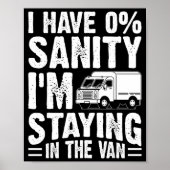 I'm Staying In Tha Van Phasmophobia Gamer Man Wome Poster (Voorkant)