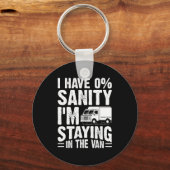 I'm Staying In Tha Van Phasmophobia Gamer Man Wome Sleutelhanger (Voorkant)