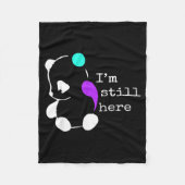 I'm Still Here - Semicolon Gift Suicide Prevention Fleece Deken (Voorkant)