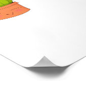 Im Stuck On You Happy Cactus Playful Design  Poster (Hoek)