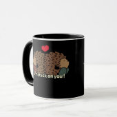 Im Stuck On You Timeless Romantic Design  Mok (Voorkant links)
