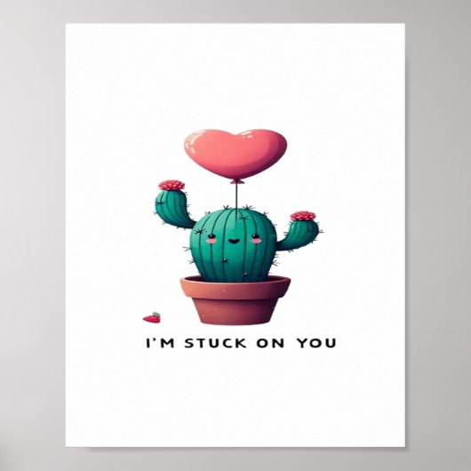 Im Stuck On You Timeless Romantic Style Poster (Voorkant)