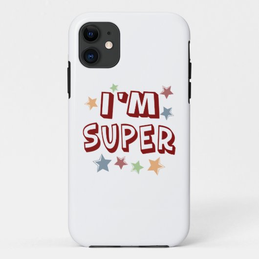 Im Super met sterren Case-Mate iPhone Case (Achterkant)