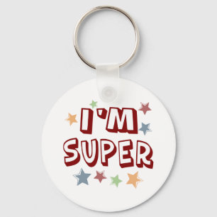Im Super met sterren Sleutelhanger
