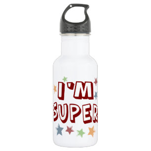 Im Super met sterren Waterfles