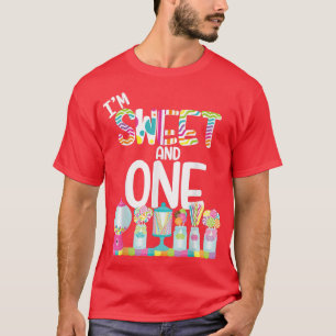 Im Sweet en One Snoep Theme Birthday Lollipops Gu T-shirt