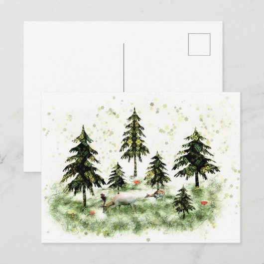 Im Tannenwald Aankondigingskaart (Voorkant / Achterkant)