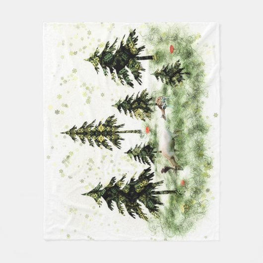 Im Tannenwald Fleece Deken (Voorkant)