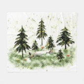 Im Tannenwald Fleece Deken (Voorkant (Horizontaal))