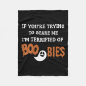I'm Terrified Of Ies, Halloween Funny I'm Ed  Fleece Deken (Voorkant)