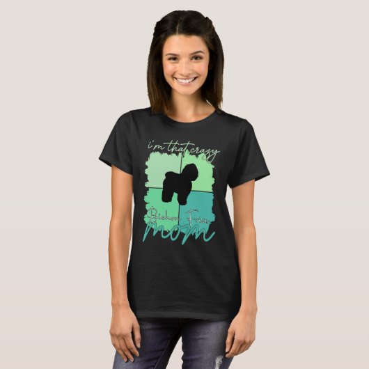 I'm That Crazy Bichon Frise Mama T-shirt (Voorkant volledig)