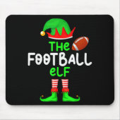 I'm The American Football Elf Christmas Matching P Muismat (Voorkant)