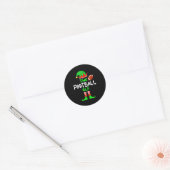 I'm The American Football Elf Christmas Matching P Ronde Sticker (Envelop)