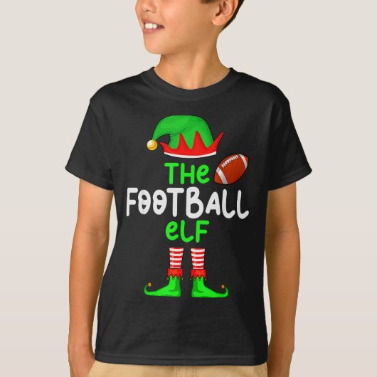 I'm The American Football Elf Christmas Matching P T-shirt (Voorkant)