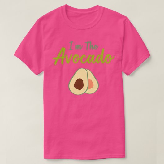 Im the Avocado Funny Halloween Costume Vegetarian T-shirt (Design voorkant)