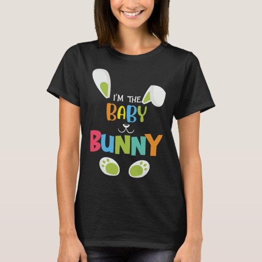 I'm the baby bunny funny Easter Bunny T-shirt (Voorkant)