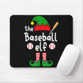 I'm The Baseball Elf Christmas Family Matching Paj Muismat (Met muis)