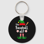 I'm The Baseball Elf Christmas Family Matching Paj Sleutelhanger (Voorkant)