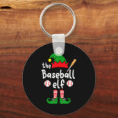 I'm The Baseball Elf Christmas Family Matching Paj Sleutelhanger (Voorkant)
