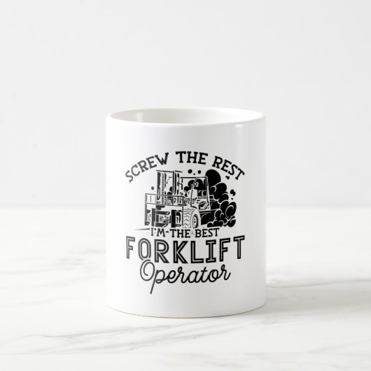 I'm The Best Forklift Operator Driver Truck Worker Koffiemok (Center)