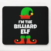 I'm The Billiard Elf Family Pajama Christmas Funny Muismat (Voorkant)
