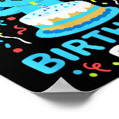 I'm The Birthday Boy Kids Axolotl Bday Cute Family Poster (Hoek)