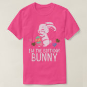 Im The Birthday Bunny Cute Easter Bday Mannen W T-shirt (Design voorkant)
