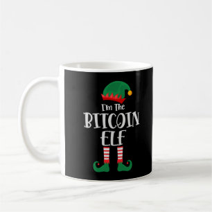 Im The Bitcoin Elf Matching Kerstmis Koffiemok