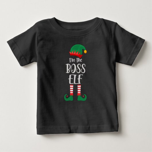 Im The Boss Elf Matching Kerstmis (Voorkant)