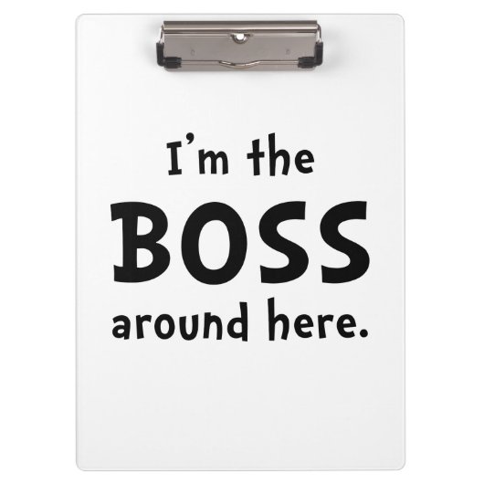 Im The Boss Klembord (Voorkant)