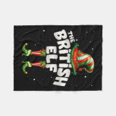 I'm The British Elf Family Matching Group Christma Fleece Deken (Voorkant (Horizontaal))
