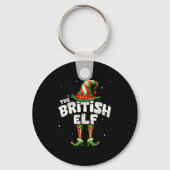I'm The British Elf Family Matching Group Christma Sleutelhanger (Voorkant)