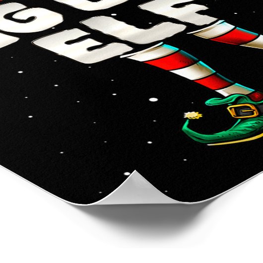 I'm The Brother Elf Family Matching Group Christma Poster (Hoek)