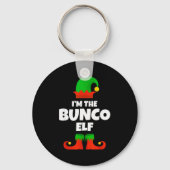 I'm The Bunco Elf Family Pajama Christmas Funny Bu Sleutelhanger (Voorkant)