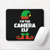 I'm The Camera Elf Family Pajama Christmas Man Pho Muismat (Met muis)